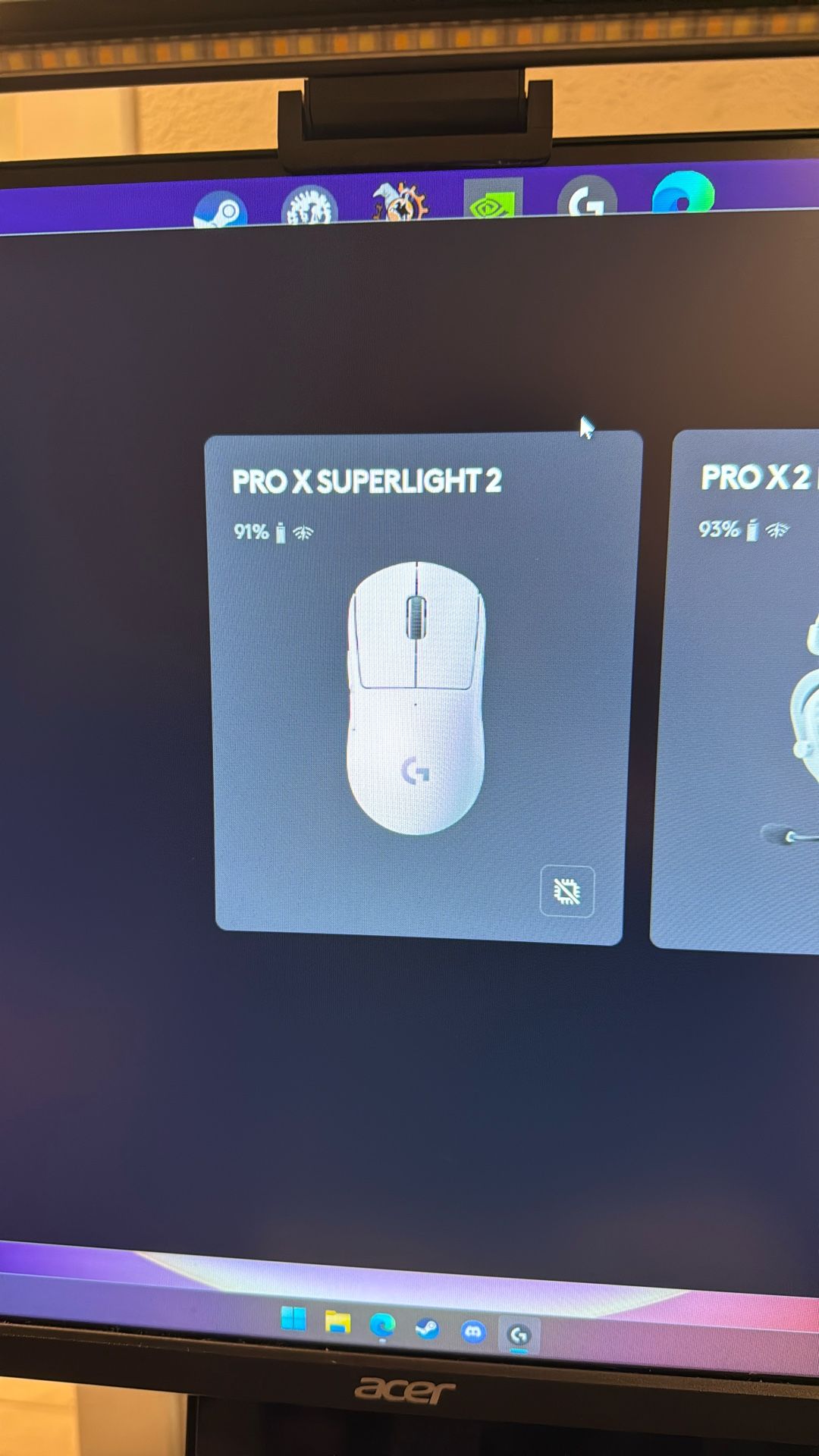 Logitech Pro X Superlight 2 With Super Glides Installed