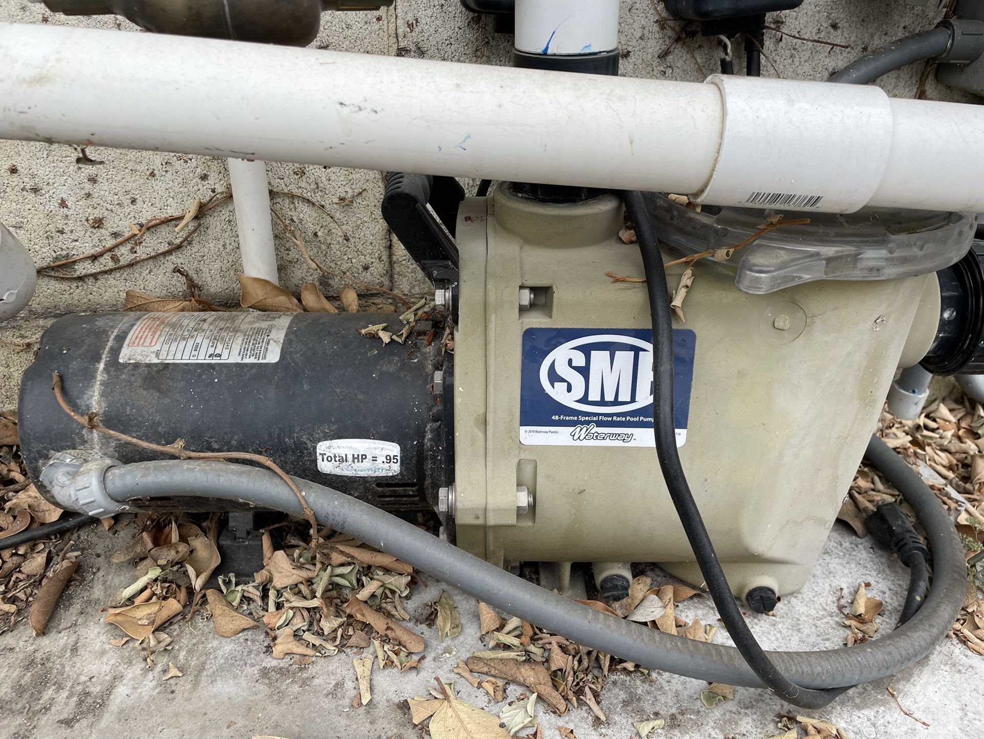 Waterway SMF Frame 48 0.95HP Pool Spa Pond Pumps