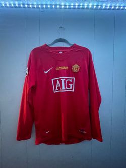 Jersey Manchester United 2008 Final Moscow Long Sleeve