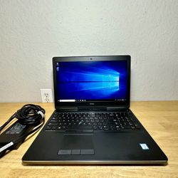 Laptop Dell Precision 7510 15” Intel Xeon 32GB Ram 512GB SSD NVIDIA Quadro M2000M 4K Screen  