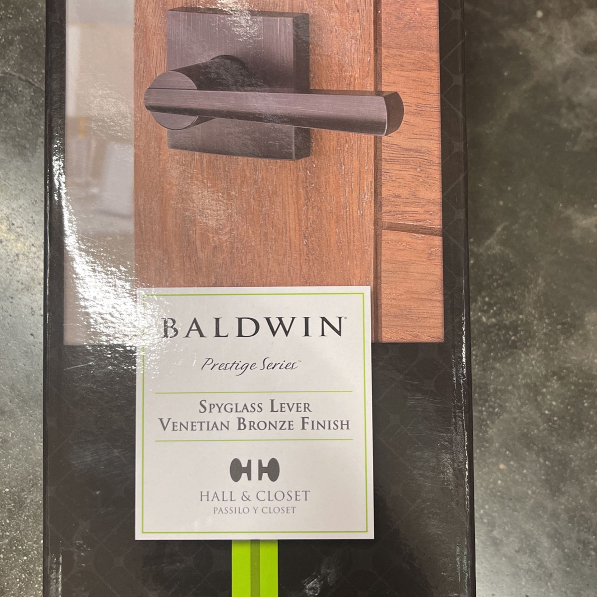 Baldwin Hall And Closet Lever
