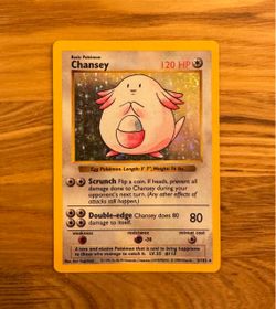 1999 Pokémon Shadowless Chansey #3 HOLO