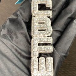 925 Moissanite Diamond Pendant