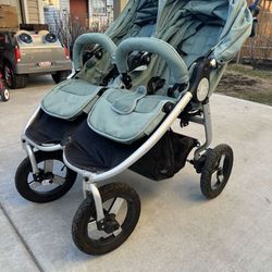 Like NEW Indie Twin Double Stroller 