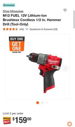 Milwaukee hammer drill