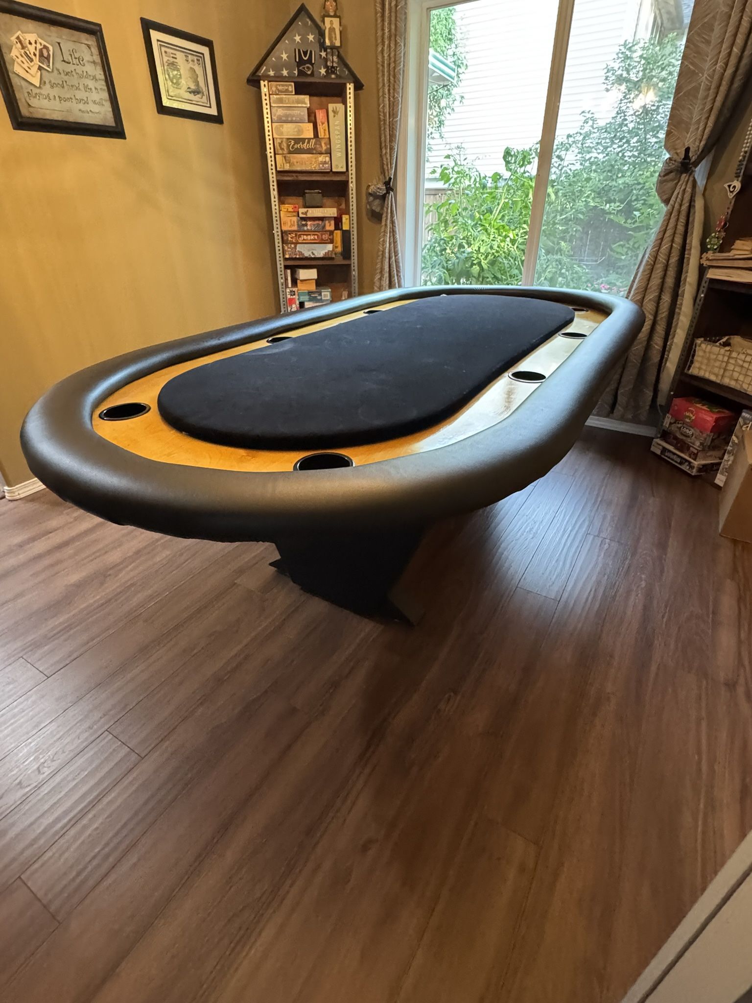 Custom Built Poker Table With Accessories