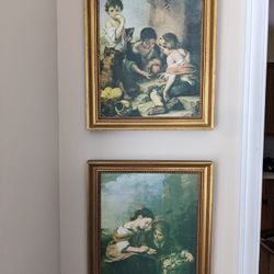 Framed Printed Canvas Set