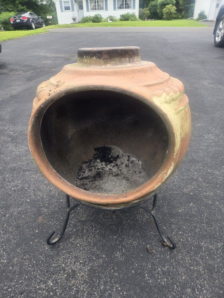 Wood Burning outdoor Fireplace