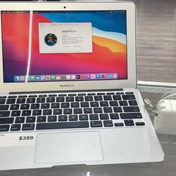 MacBook Air 2015 11-inch Display  Intel Core i5 4 GB Ram 128GB SSD Storage Comes With Charger  