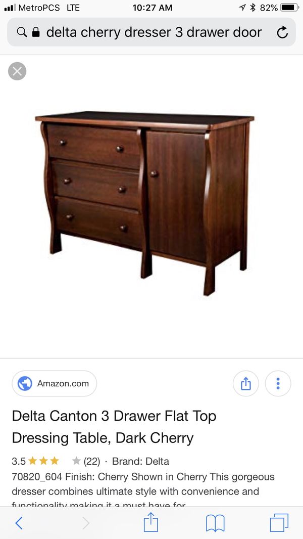 Delta Cherry Crib And Dresser Used For In Hollywood Fl Offerup 75sold