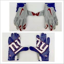 Nike NFL New York Giants Football Gloves Size Large