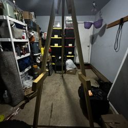 Axe Throwing Stand And Log 