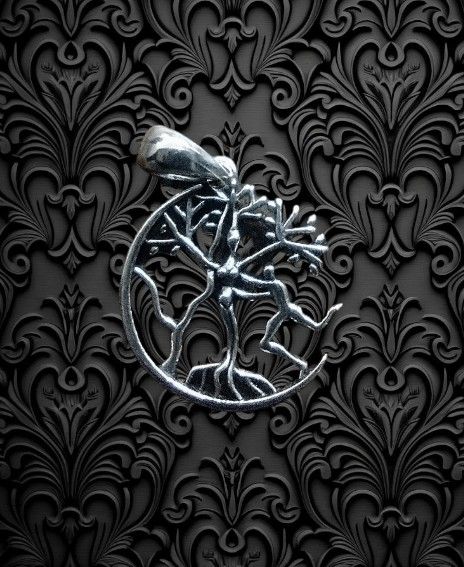 925 Sterling Silver Rooted Love Pendant