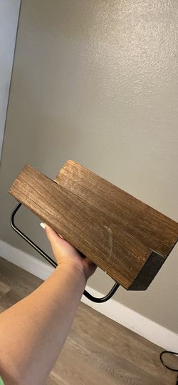 Wood rustic wall decor towel hanger