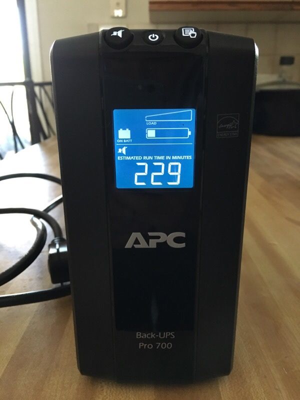 Battery backup, generator power