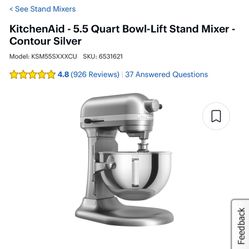 Kitchen Aid Pro 5 Plus Mixer