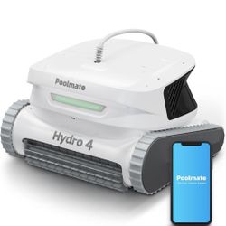 USED Hydro 4 Corded Robotic Pool Cleaner, Pool Vacuum for Inground Aboveground Pools