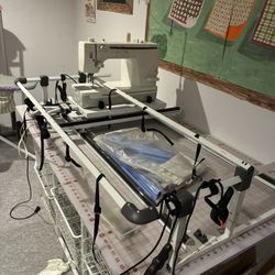 Cutie Tabletop Quilt Frame sewing machine not included