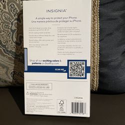 New INSIGNIA Hard - Shell Case  For iPhone 15 Pro .