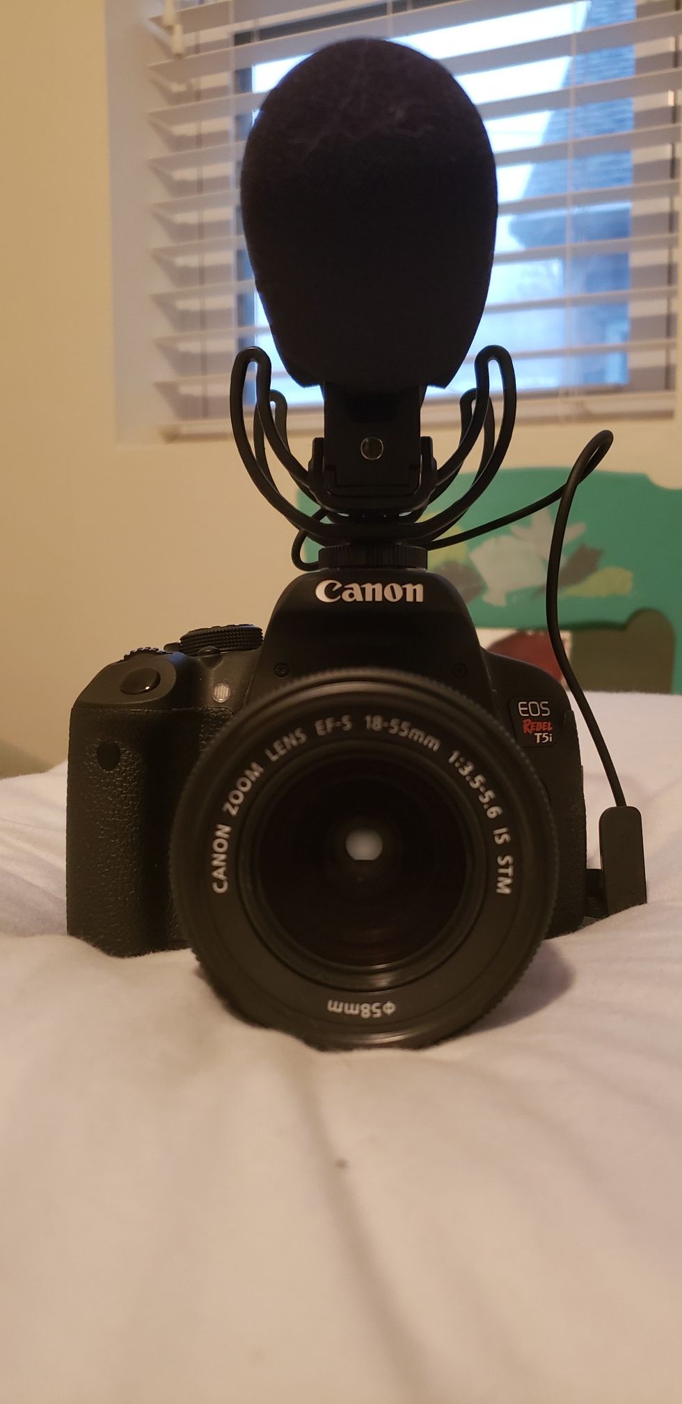 Canon EOS Rebel T5i w/ EF-S 18-55 IS STM lens
