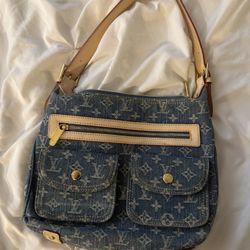 Denim shoulder bag 