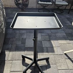 1Professional Rolling Salon /Tattoo Tray – Adjustable Height