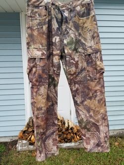 Cabela's Hunting Pants 34w Advantage Timber 100% Polyester