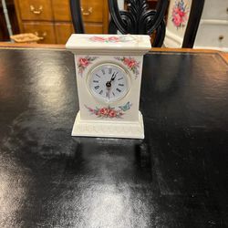 Ceramic Tissue Box & Clock