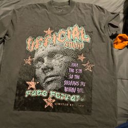 Grey Oversized Graphic Tee 