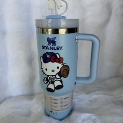 Blue Dodger Hello Kitty Stanley Cup 