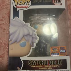 Funko pop  JJK : Satoru Gojo #1226 official 2023 WonderCon convention sticker
