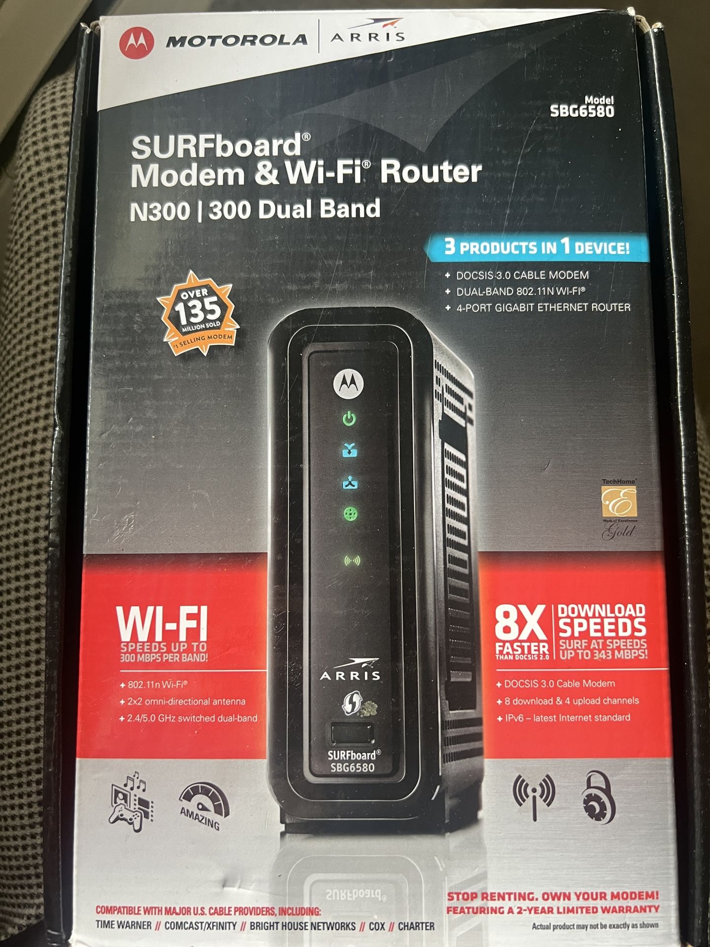 SURFboard model And WiFi Router
