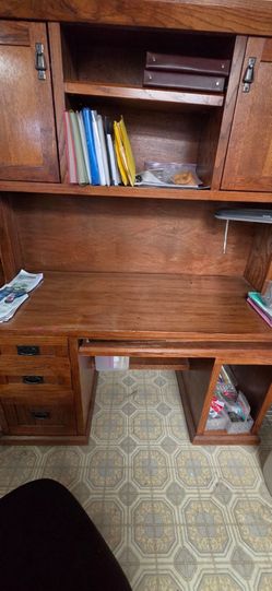 Wood desk