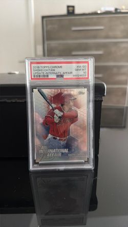 2018 Topps Chrome Shohei Ohtani PSA 10 Gem Mint