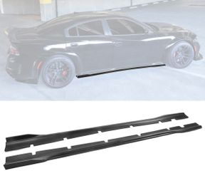 20-23 Dodge Charger Widebody Side Skirts Matte Black