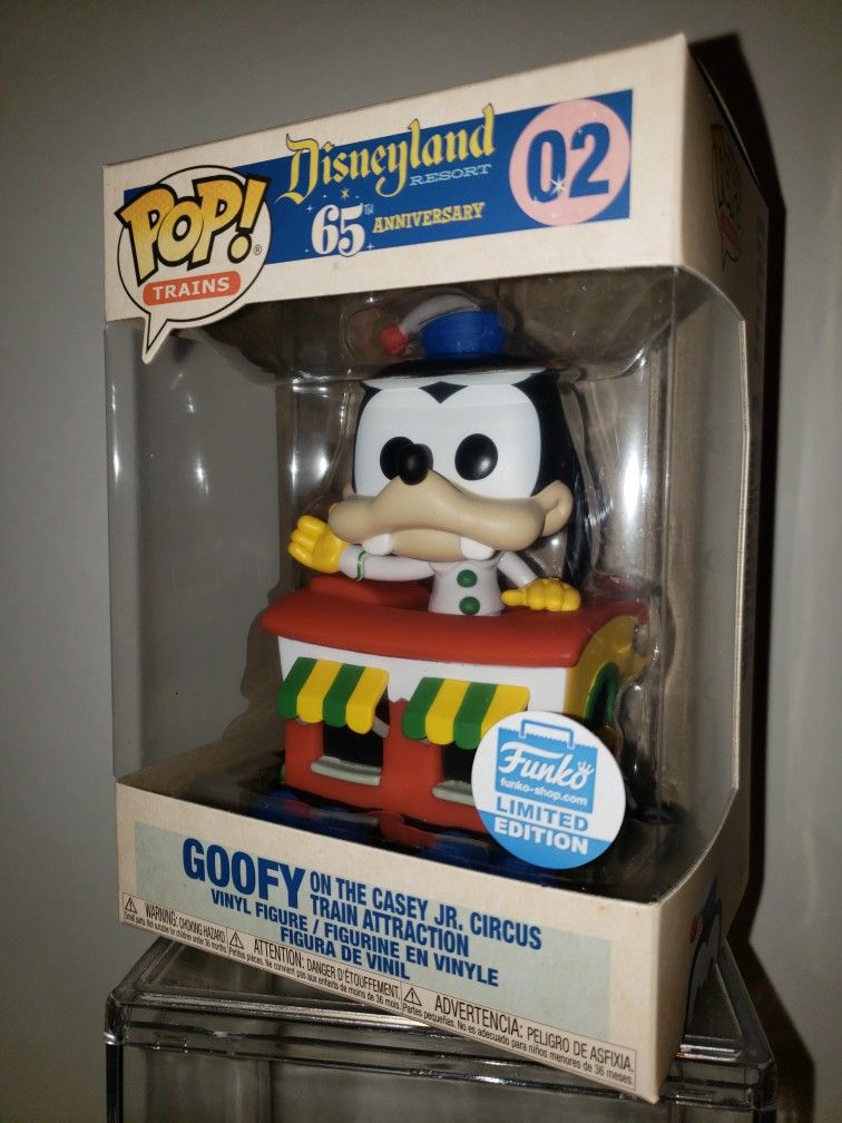 Goofy Casey Jr Train Attraction FUNKO POP Disney 65th Anniversary Limited Edition EXCLUSIVE