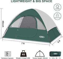 Small Easy Up Tent for Family, Outdoor