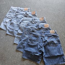 Mens Levi Denim Shorts