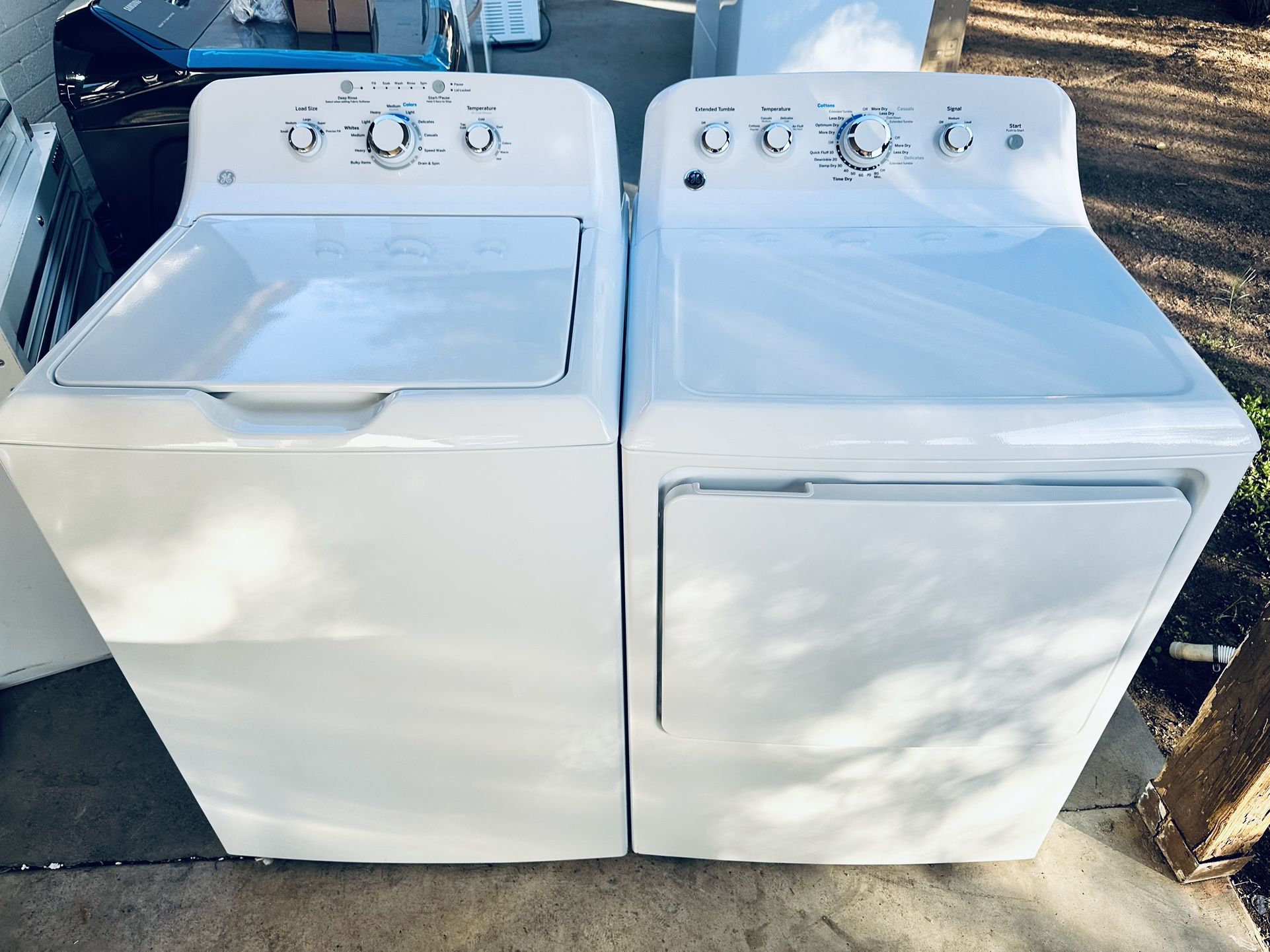 GE General Electric Washer & Electric Dryer set 