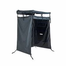 Portable outdoor shower car tent set up