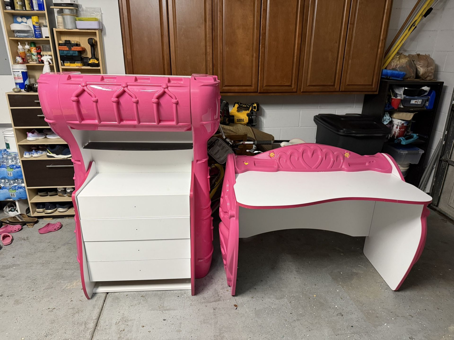 Desk And Drawer Set