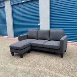 🤩 GRAY SECTIONAL COUCH 🛋  ❗️❗️ FREE DELIVERY 🚚💨❗️