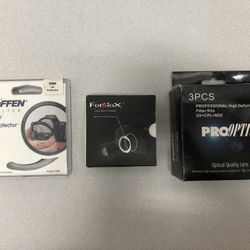 Camera Filters, Adapter 