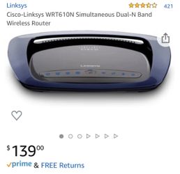 Cisco-Linksys WRT610N Dual-N Band Router