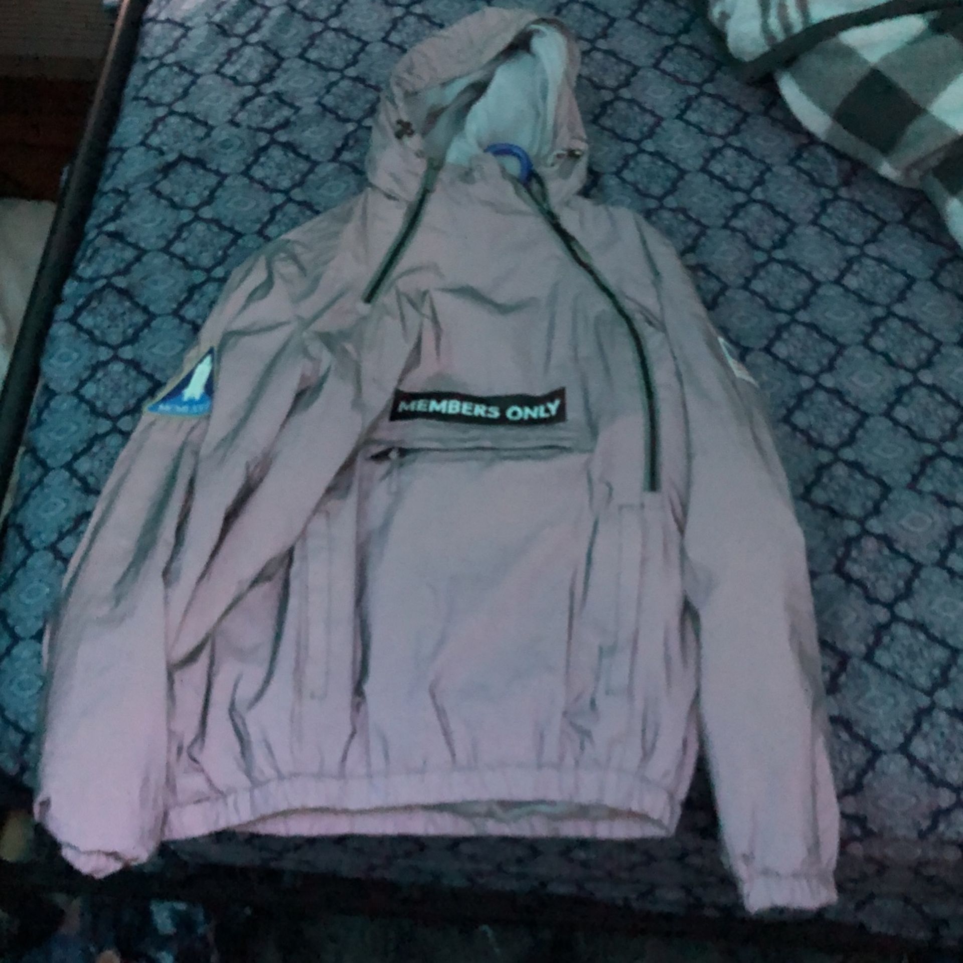 members only sweater/windbreaker