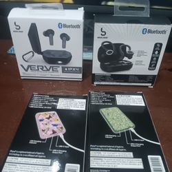Ear Buds And Portable Charger 