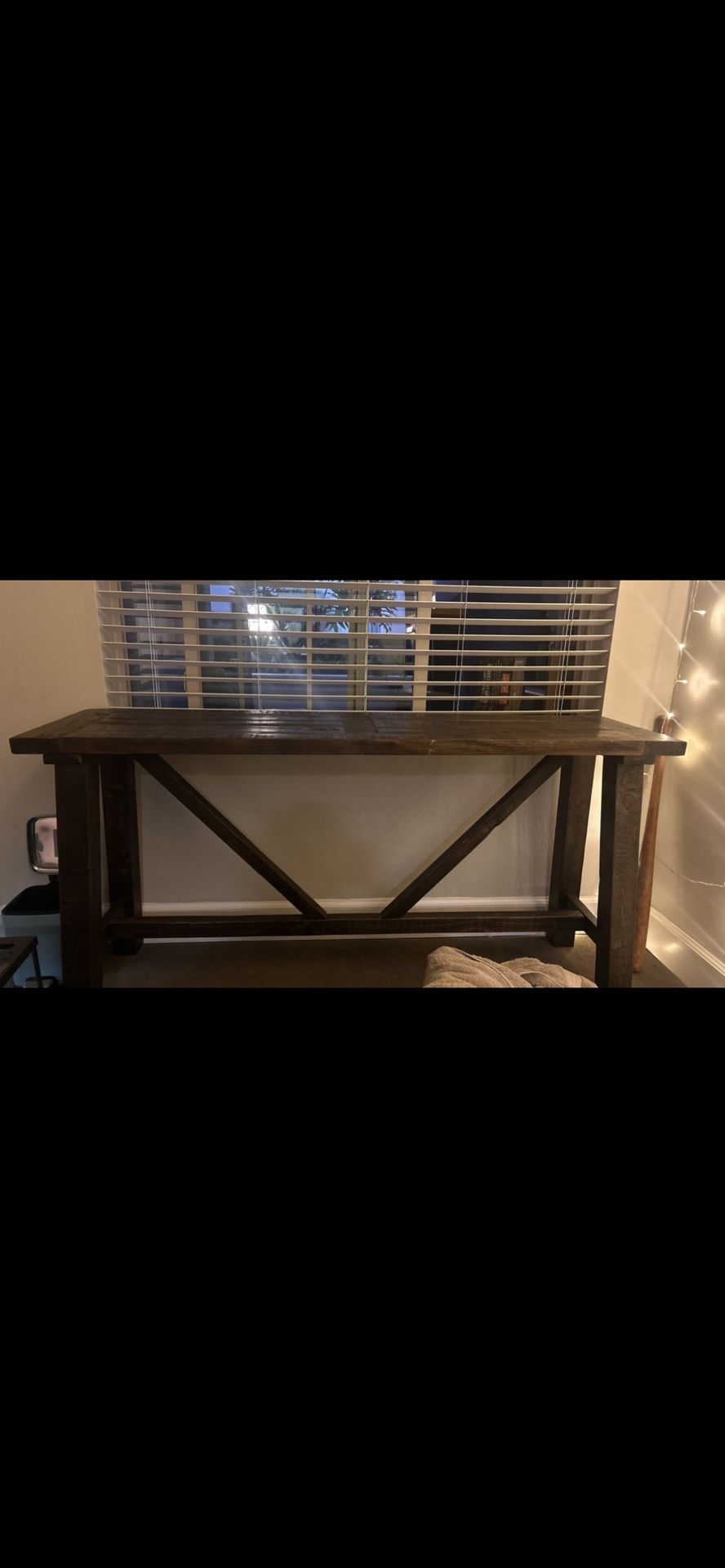 Console Wood Table
