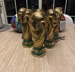 FIFA World Cup 10 inch Trophy Plush Mexico Argentina USA Nike Adidas Dodgers