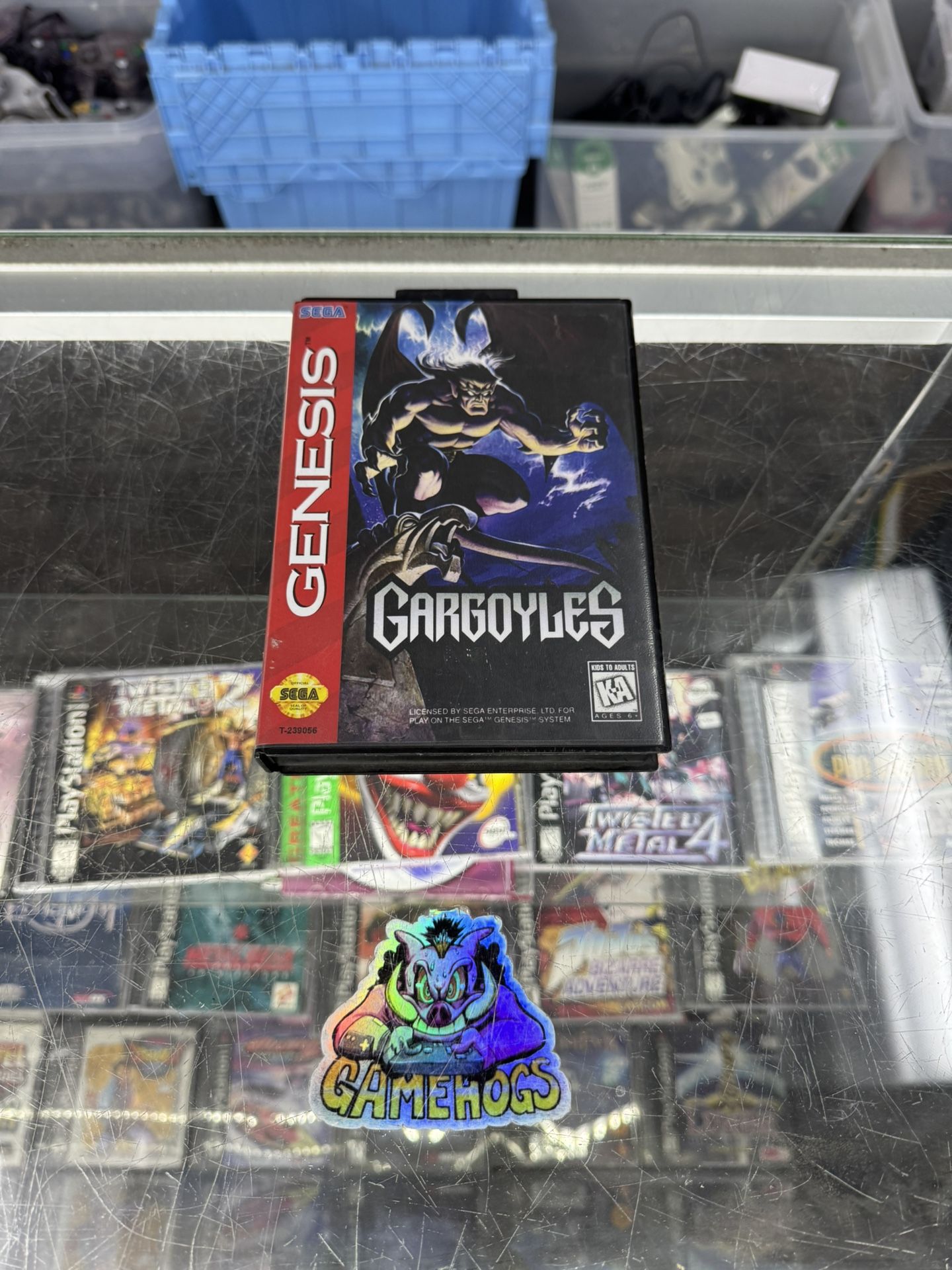 Gargoyles Sega Genesis $80 No Manual Gamehogs 11am-7pm