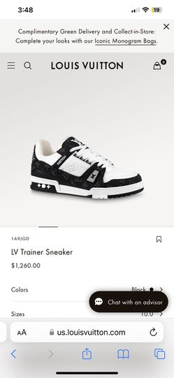 louis vuitton black white sneakers